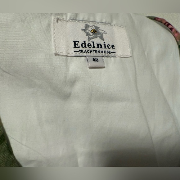 Edelnice Oktoberfest German Corset dress, Size EU 40 (Us 6), Green & brown - Picture 3 of 6